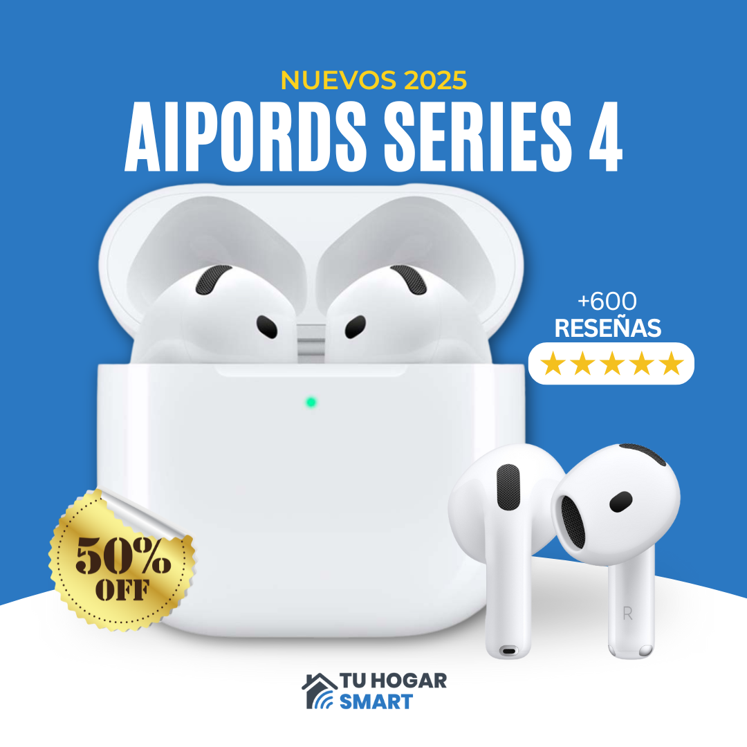AIRPODS Series 4 ANC Carga USB Tipo C Inalámbrica QI - Alta Calidad 1.1