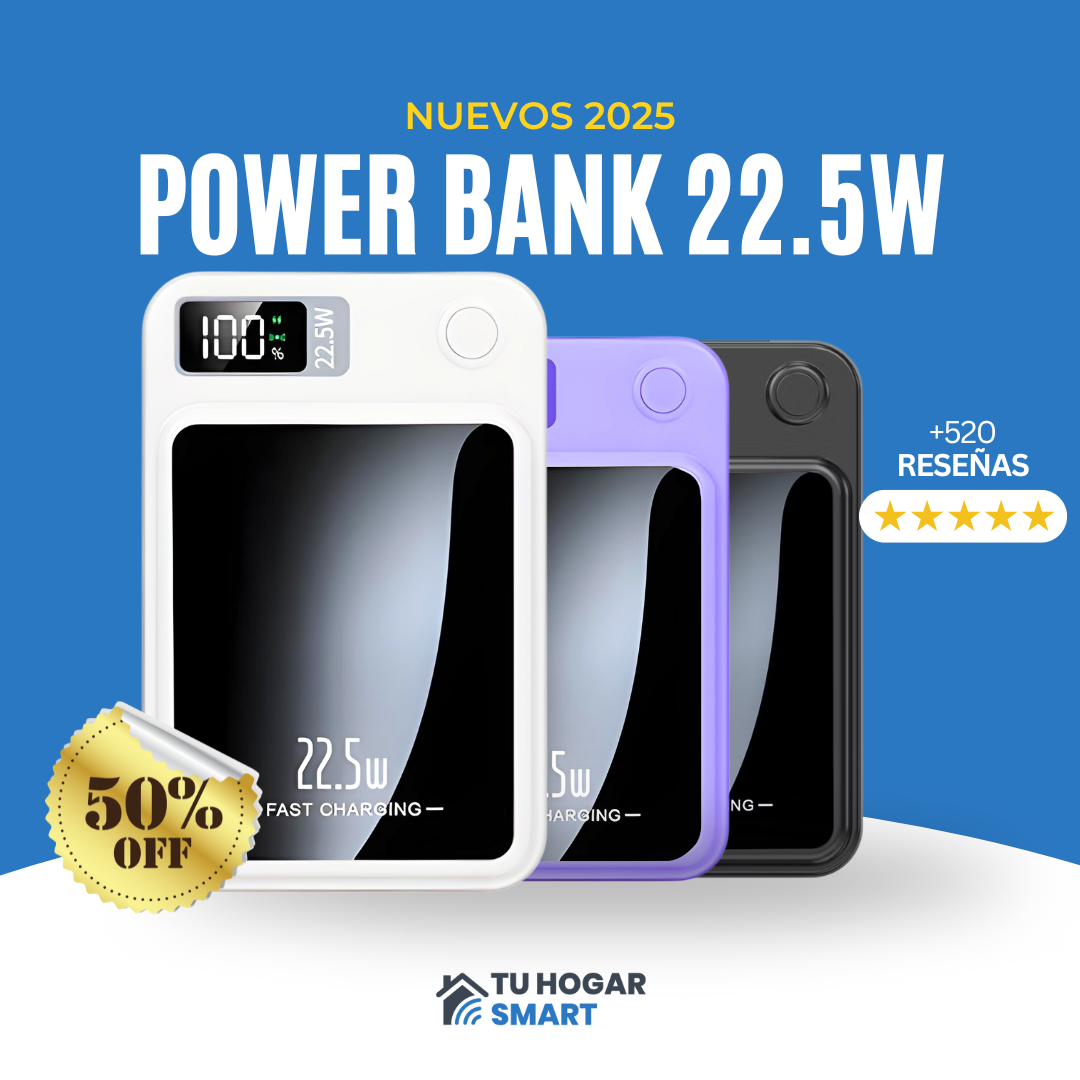 OFERTA - Cargador inalámbrico magnético de 10000mAh, 22.5W, Carga Rápida